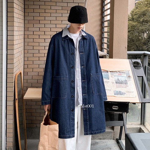 Giacca vento uomo denim - a,