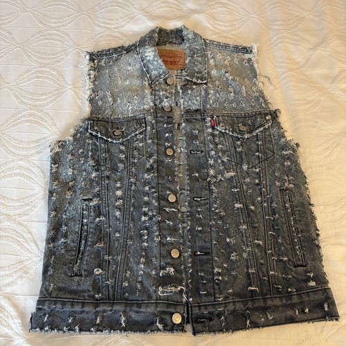 Giacca jeans blu levi strauss - giacca,