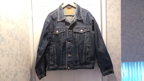Giacca jeans denim blu vintage
