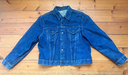 Levi giacca jeans uomo blu - giacca,