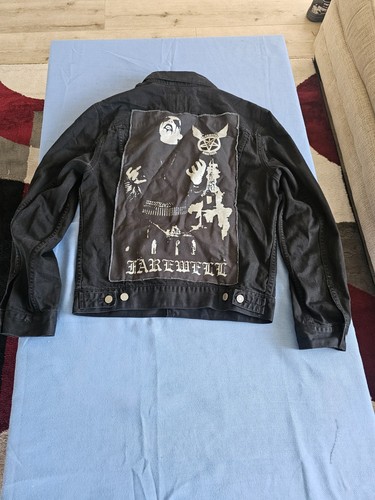 Giacca jeans uomo - denim, rocker