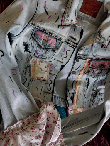 Giacca jeans vintage - giacca, lisa