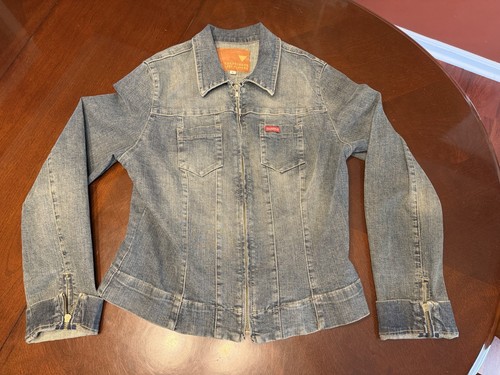 Giacca denim elasticizzato