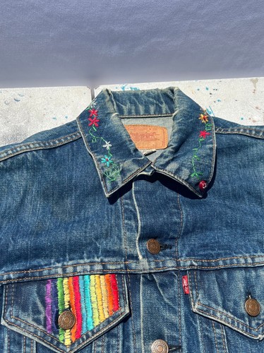 Giacca denim levi big e - denim,