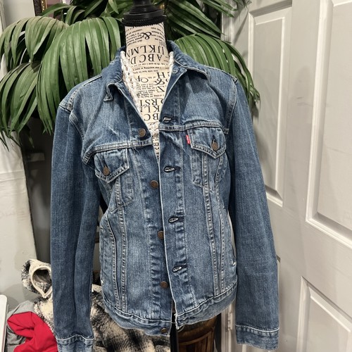 Levi giacca denim blu jeans - denim,